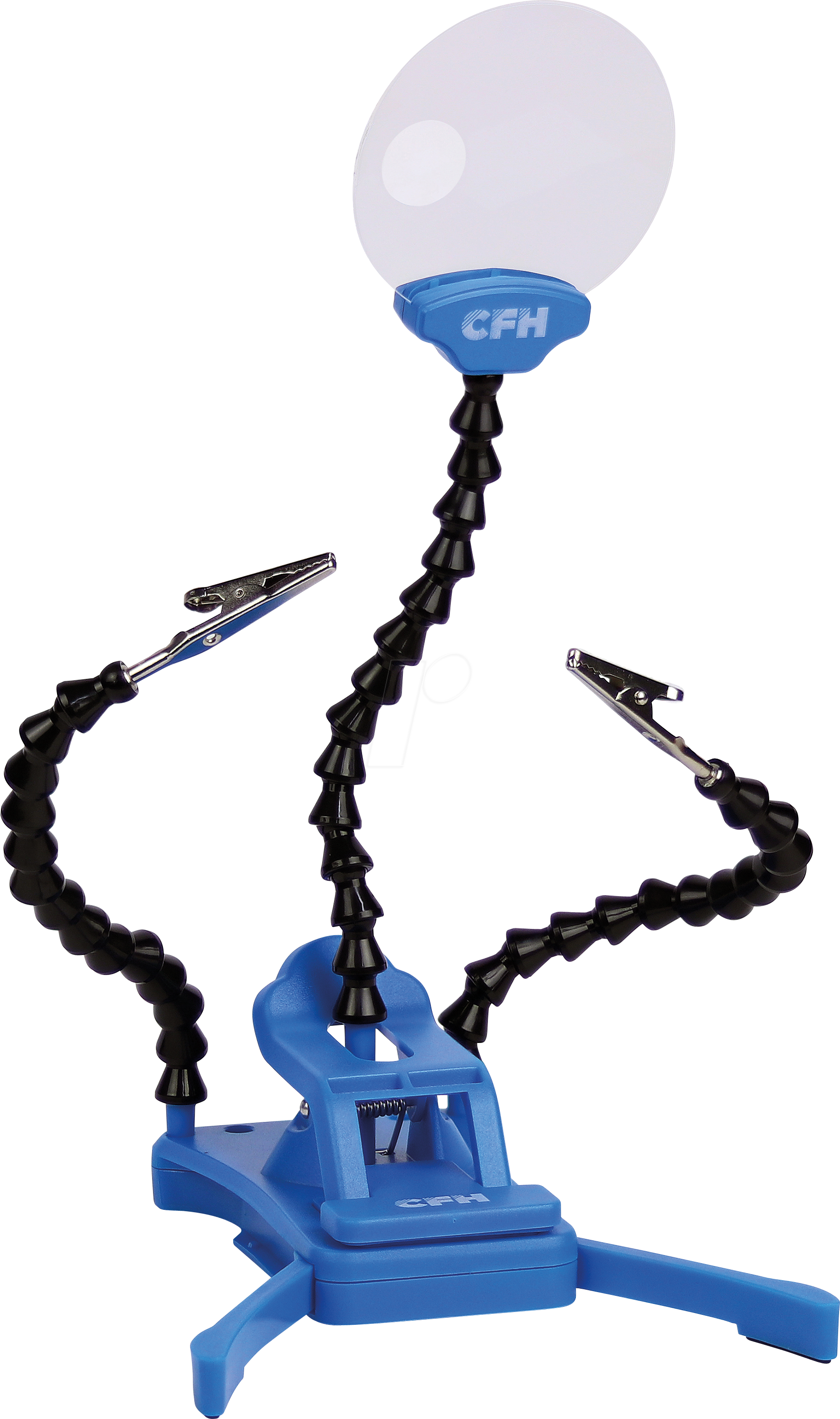 CFH 52241 - Platinenhalter, mit Lupe, mit Standfuß, helfende Hand