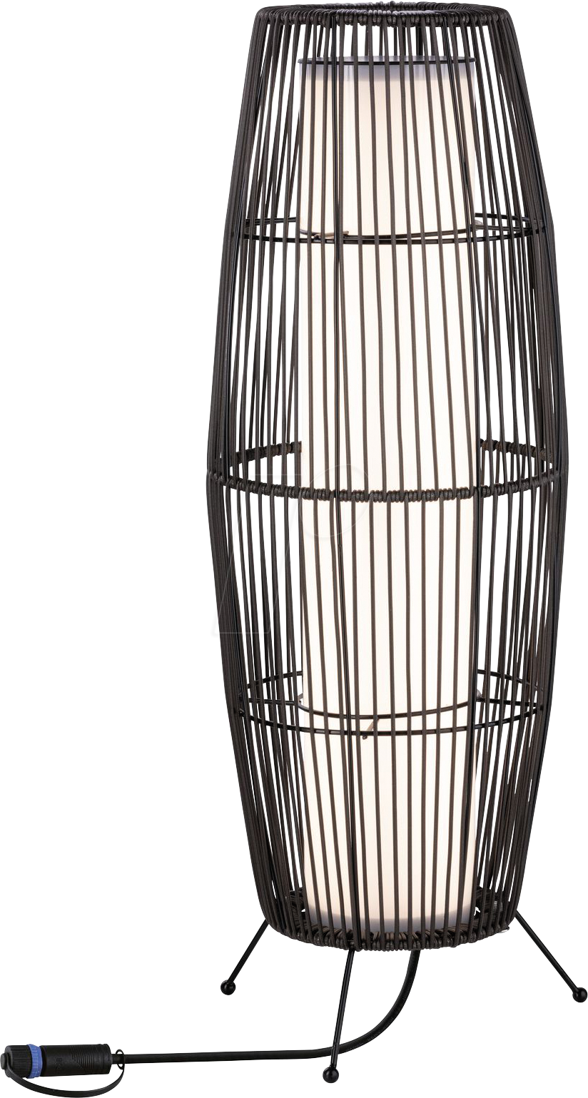 PLM 94320 - Plug&Shine Standleuchte Light Basket IP44, 3000 K, 8 W, 60 cm