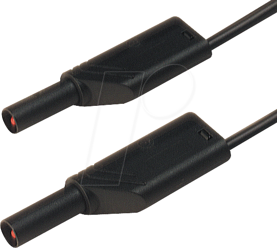 Thumbnail - MLS WS 100 SW - Messleitung, 1,0 mm², 1,0 m, schwarz, gesichert, stapelbar