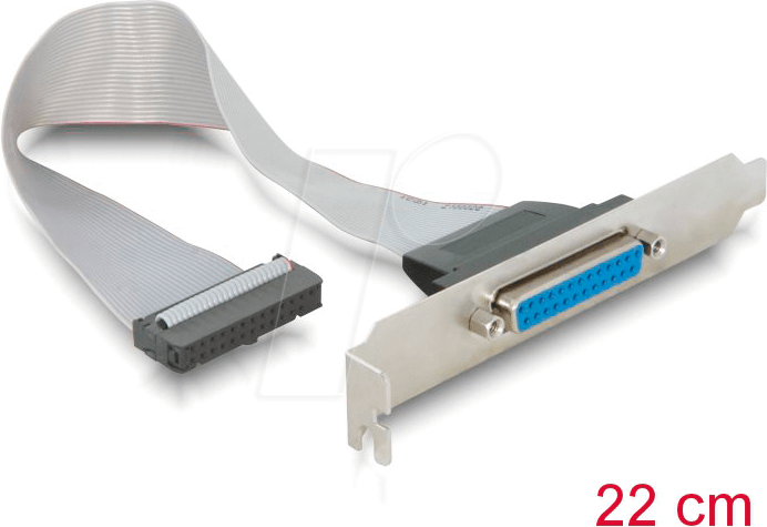AK 664 - Slotblende, 1x 25pol. D-Sub BU, parallel