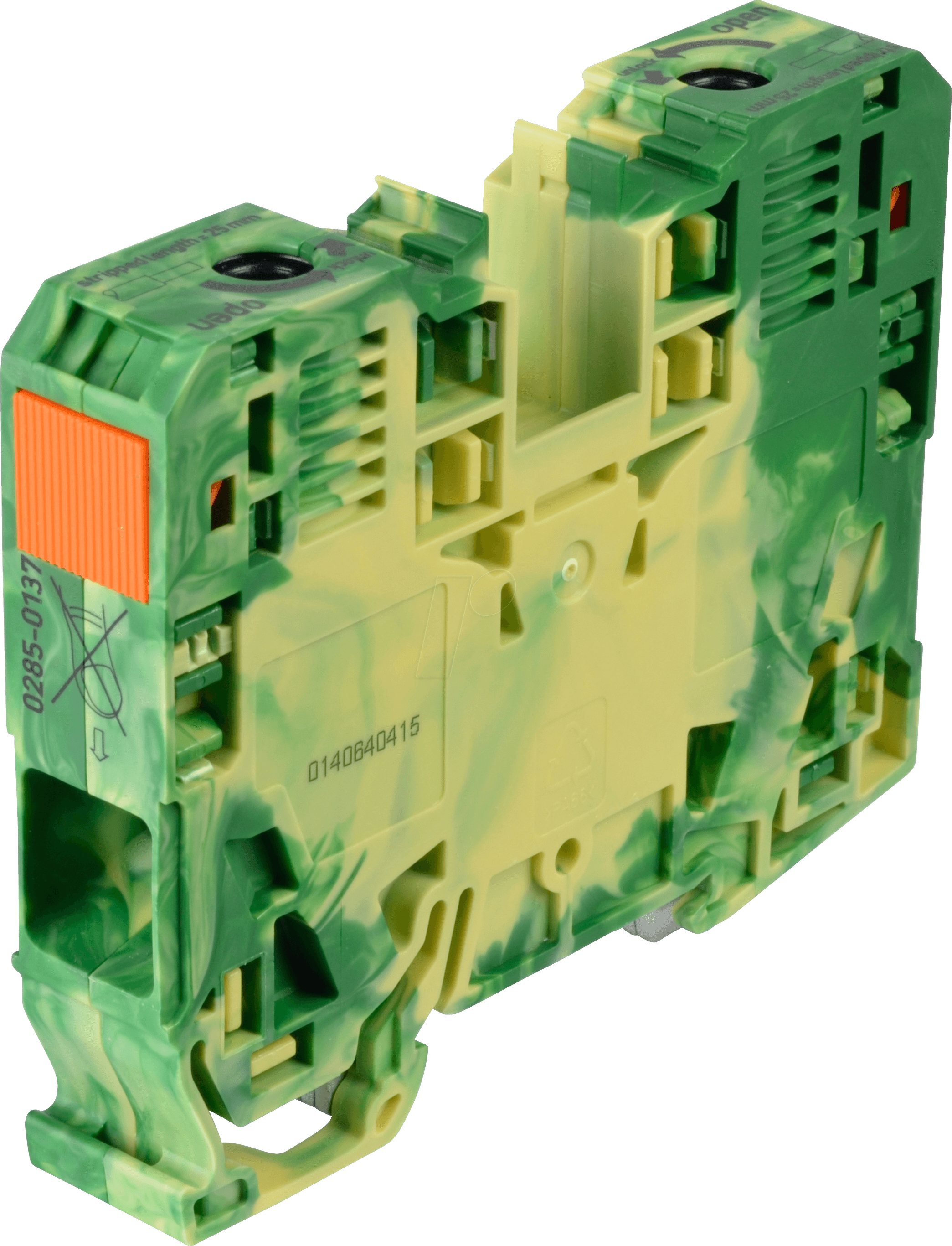 WAGO 285-137 - Schutzleiterklemme, Ø 6 - 35 mm