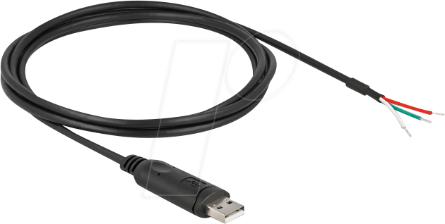 DELOCK 63509 - USB 2.0 Konverter, Seriell RS-485 3x offene Kabelenden 2 m