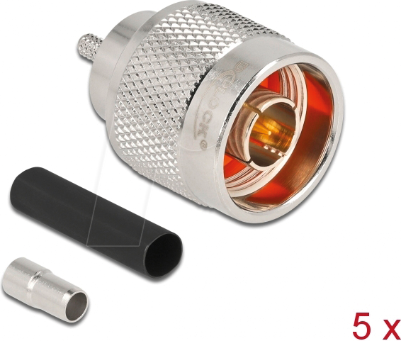DELOCK 90017 - N Stecker zum Crimpen RG-174 / RG-316