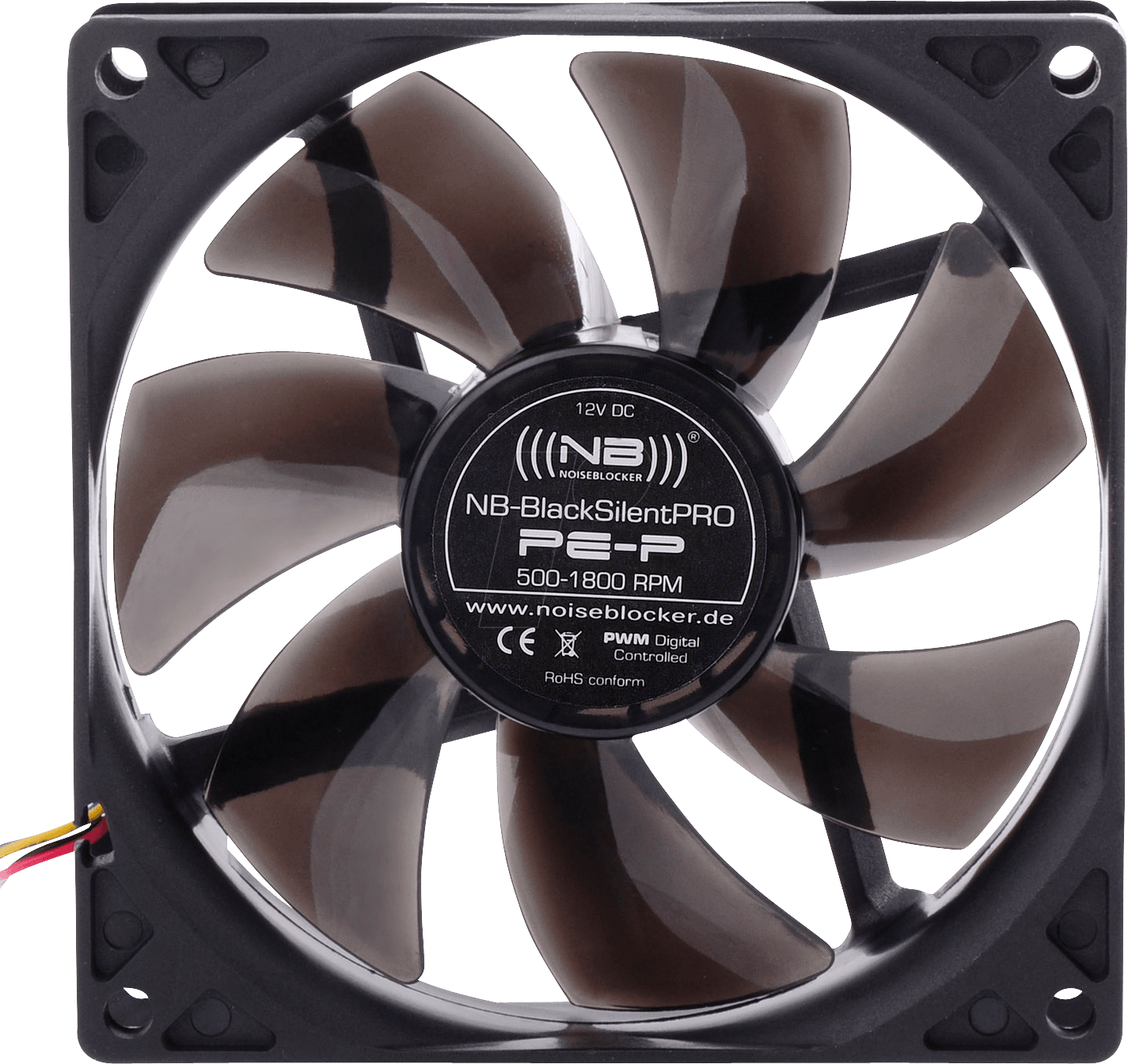 NOISEBLOCK PEP - Noiseblocker BlackSilent Pro Fan PE-P, 92 mm
