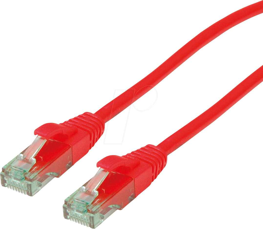 Thumbnail - ROLINE 21453111 - Patchkabel Cat.6a UTP, rot, 1 m