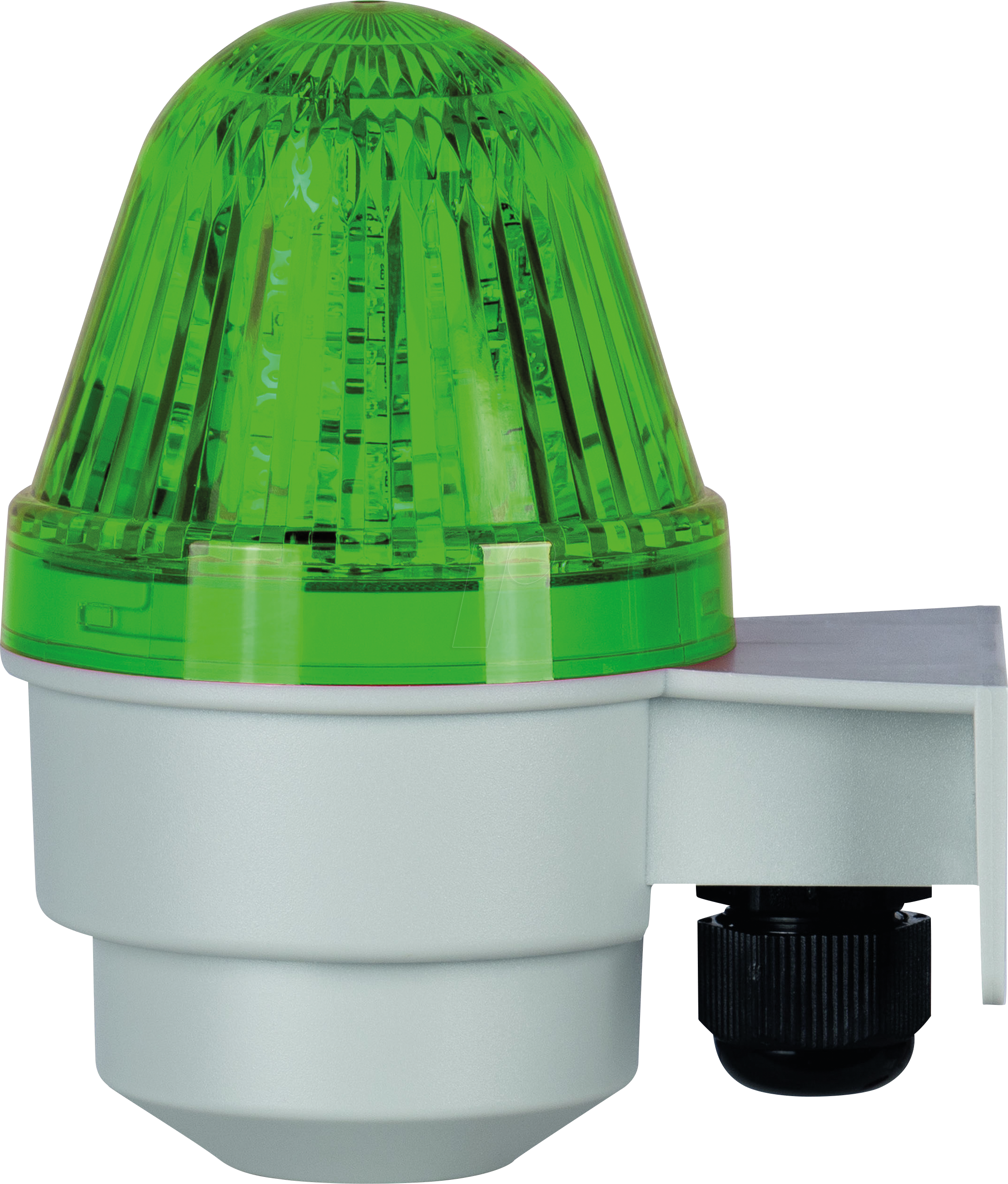 COBLHP582G24GL - Kleinhupe, grau, grüne Linse, 24V DC