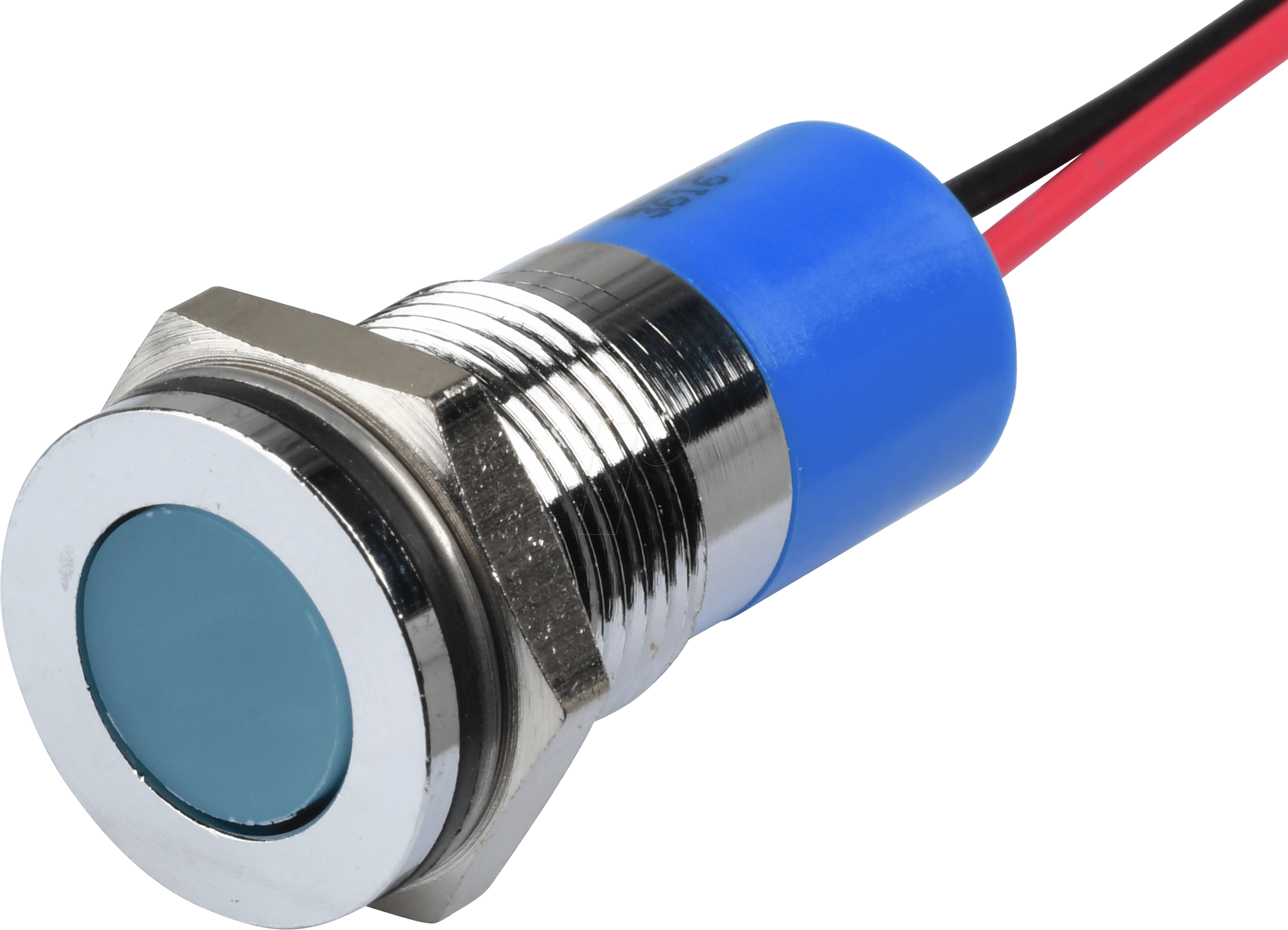 Thumbnail - APM Q14F3C B220E - LED-Signalleuchte, blau, 220 V, Ø 14 mm, bündig, bedrahtet
