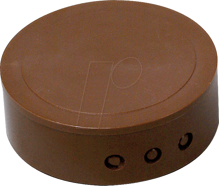 EL BD BR - Abzweig-Baldachin, Deckendose , braun