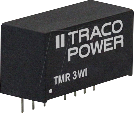TMR 3-2411WI - DC/DC-Wandler TMR-3, 3 W, 5 V, 600 mA, SIL-8