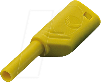MST SWS-30 GE - Turmstecker, 2 mm, gelb, gesichert