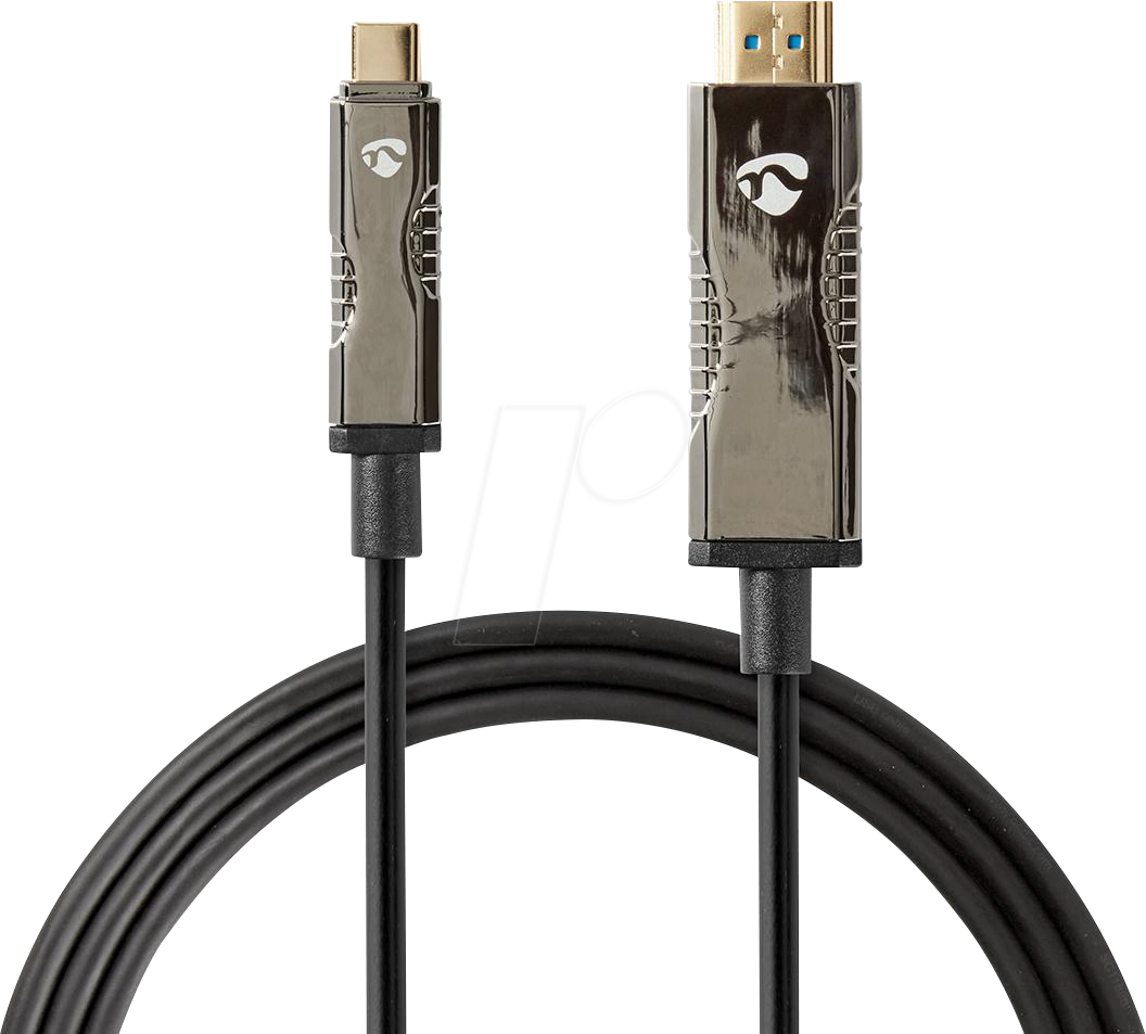 N CCBG6410BK100 - AOC-Kabel USB-C > HDMI, 4K@60 Hz, 10 m