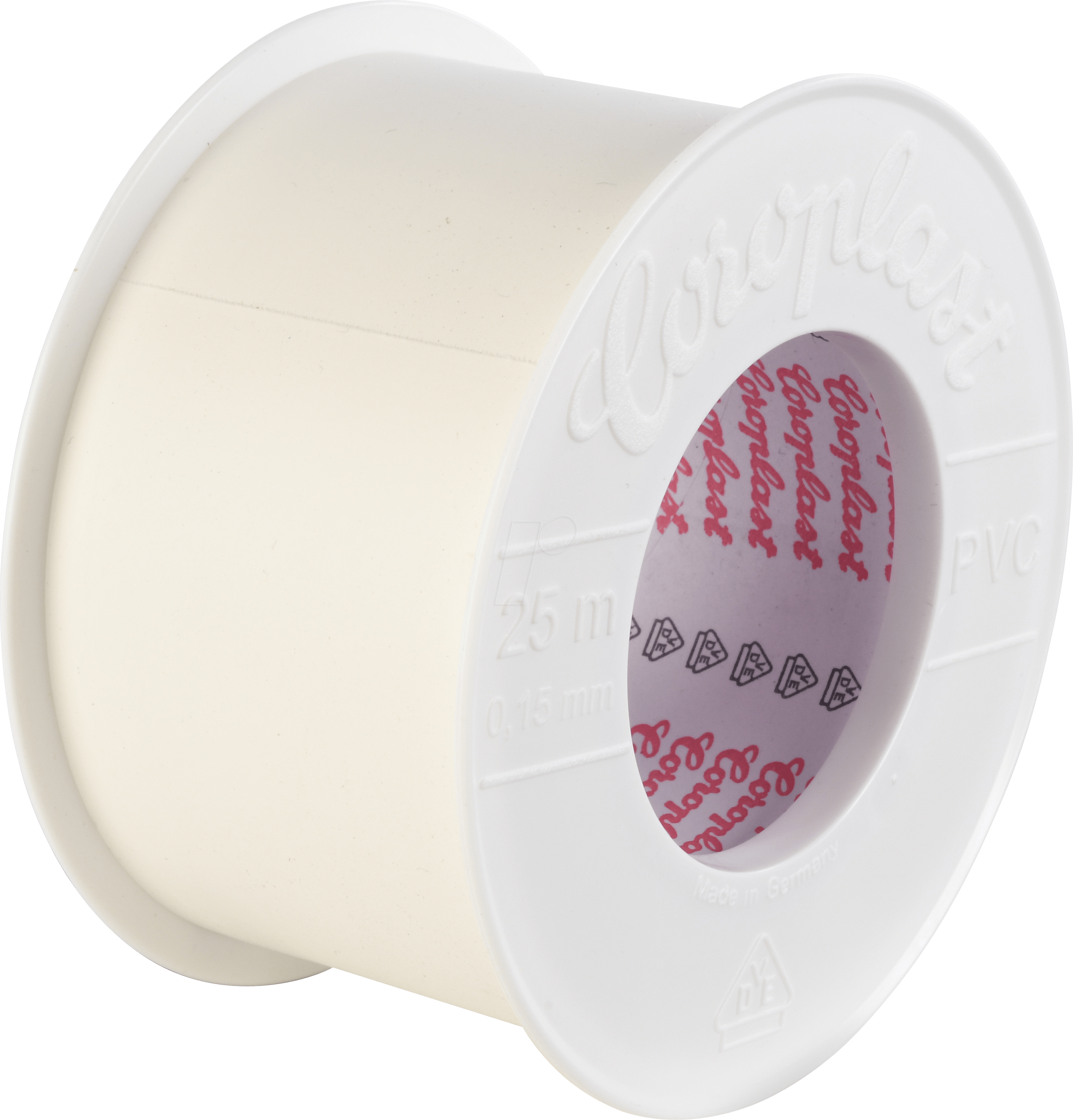 CORO 1884 - VDE Elektroisolierband, 25 m, 50 mm, weiß
