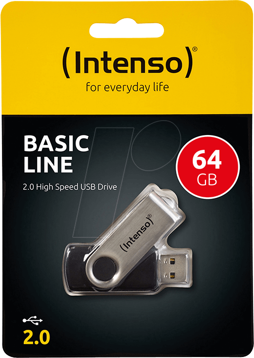 INTENSO 3503480 - USB-Stick, USB 2.0, 32 GB, Basic Line