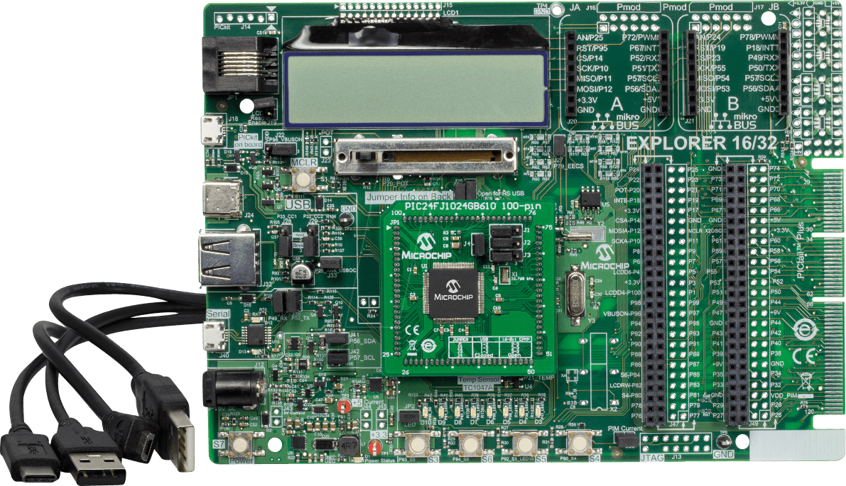 DM240001-3 - DM240001-3 Explorer 16/32 Development Kit