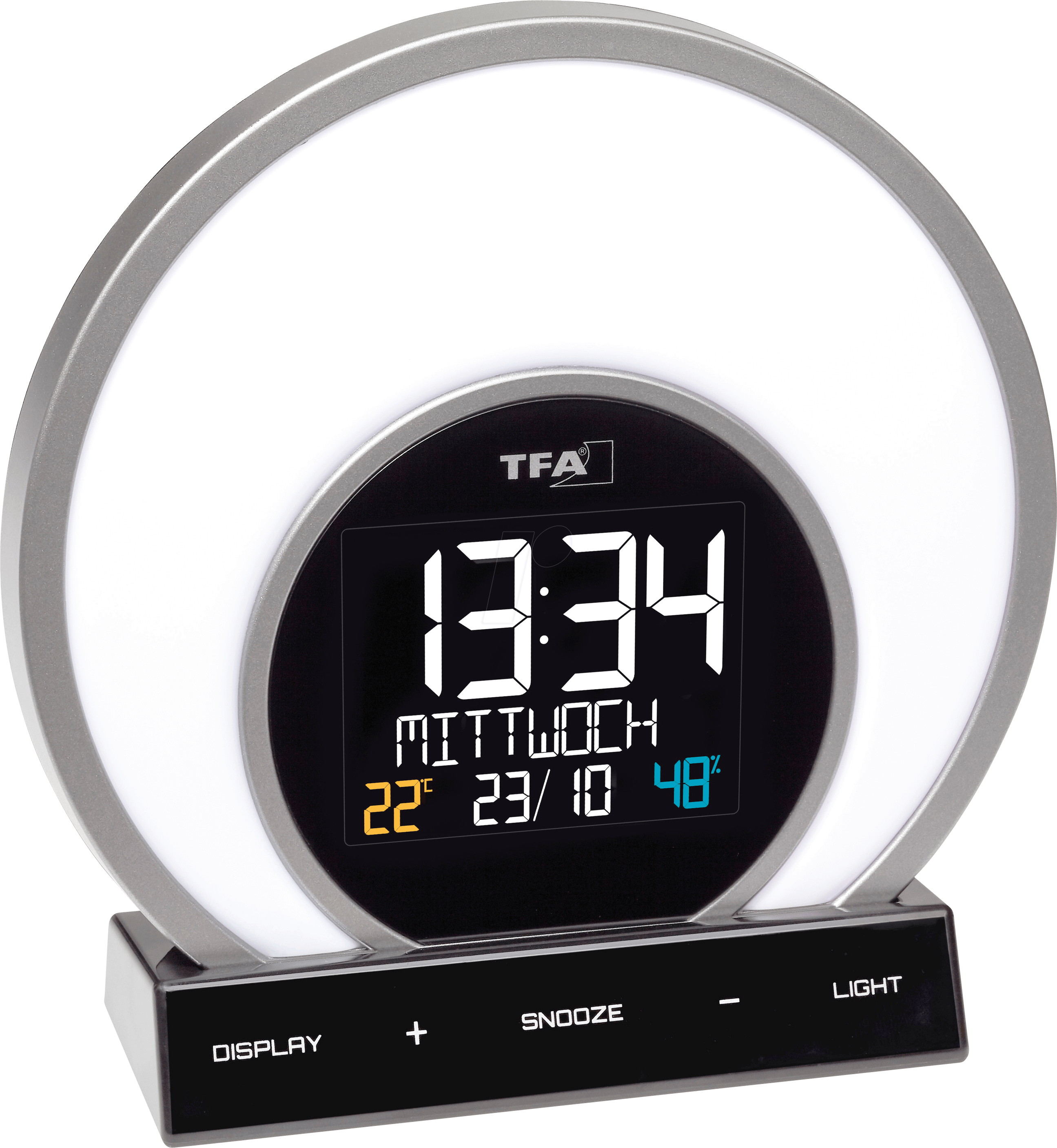 TFA 60202601 - Lichtwecker mit Raumklima und Stimmungslicht
