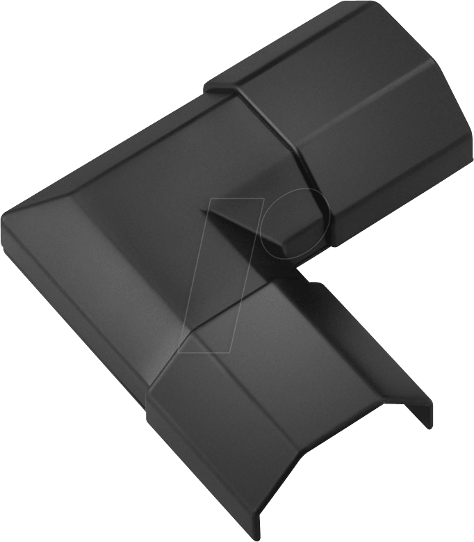 CAB 90781 - Kabelkanaleckstück, 33 mm, schwarz