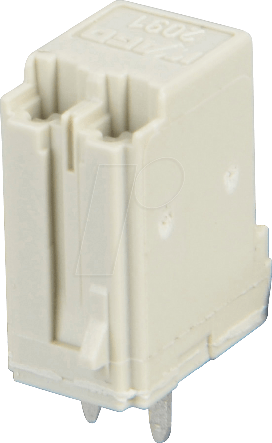 WAGO 2091-1302 - picoMAX 3.5 Federleiste mit Lötstiften 2-polig