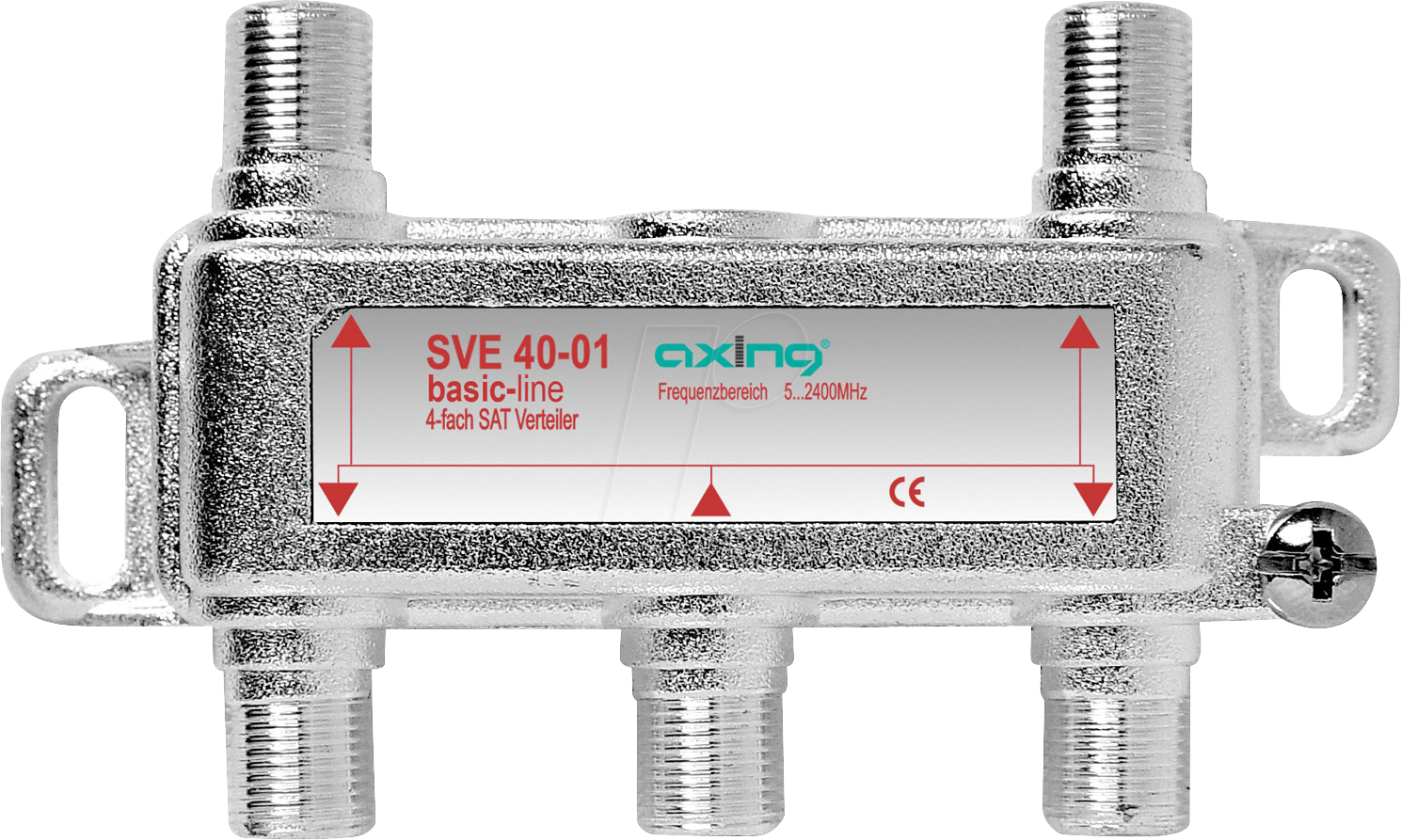 SVE 40-01 - Verteiler, 5-2400 MHz, 4-fach, 14 dB