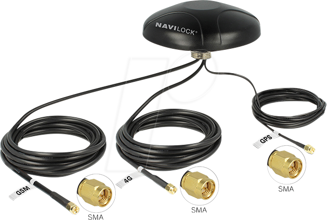 Thumbnail - NAVILOCK 12457 - GPS Antenne, SMA Stecker, outdoor