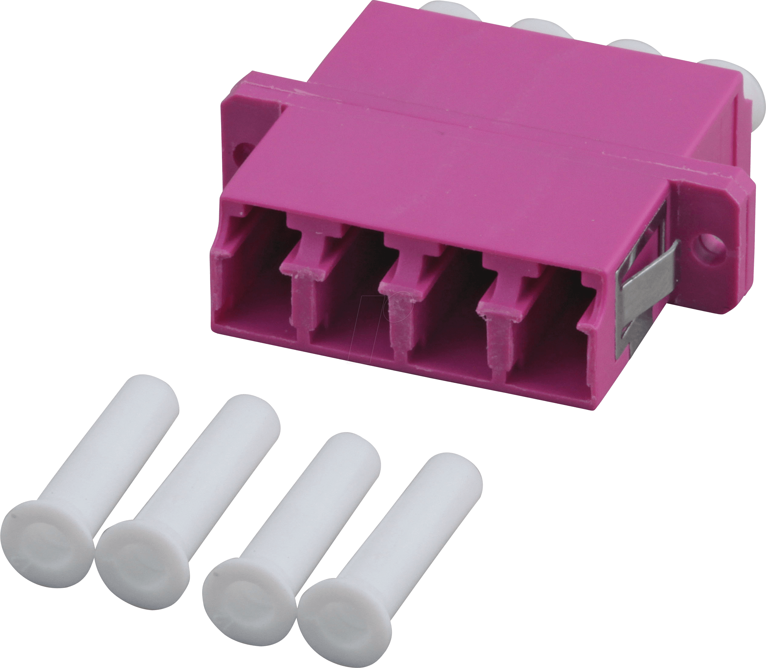 LWL 53335.1 - Kupplung LC Quad, Multimode OM4, violett