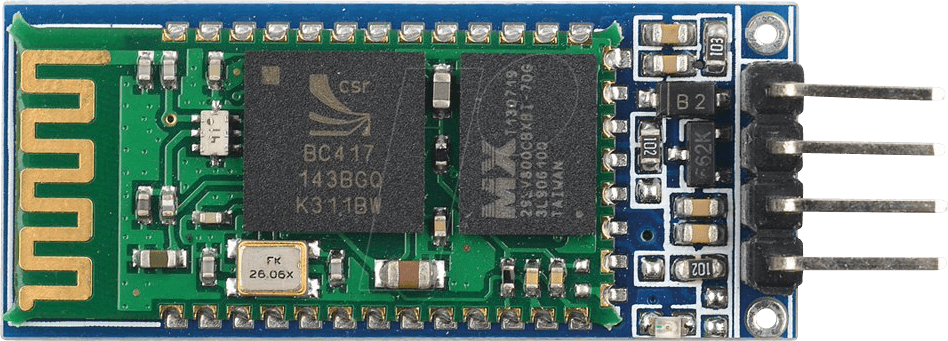 ARDUINO HC-05-4 - Arduino - 4duino Wireless Modul HC-05 4-Pin