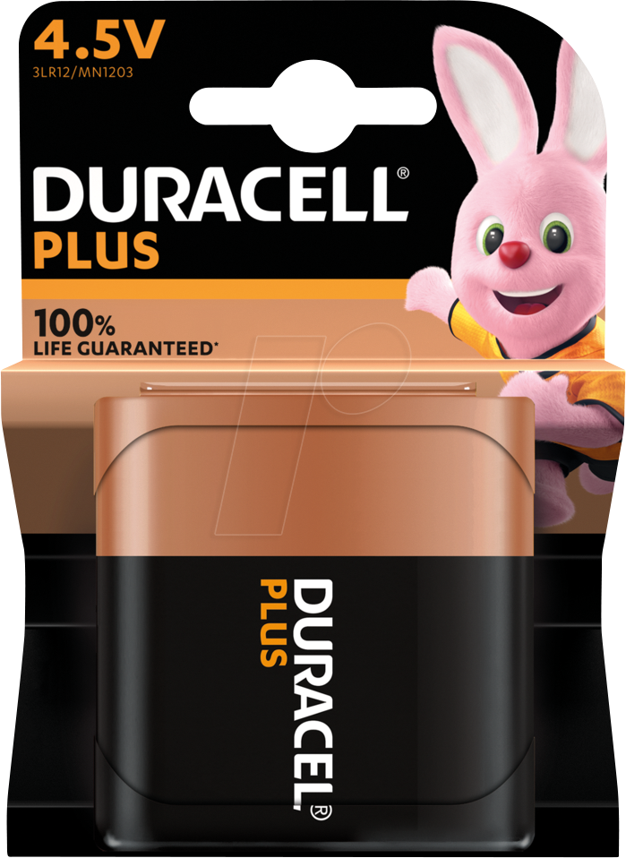 DURA PLUS 3LR12 - Duracell Plus, Alkaline Batterie, Flachbatterie, 1er-Pack