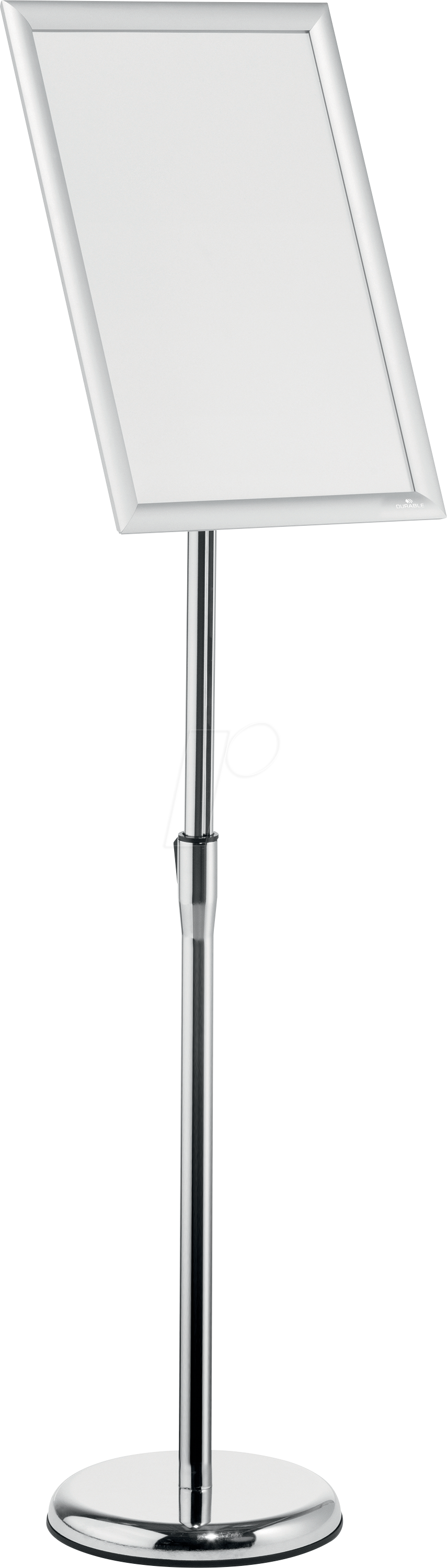 DURABLE 479923 - Info-Bodenständer, A3, mit Klapprahmen, silber