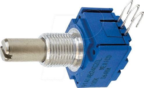 BOU 92R1AJ22L15L - Drehpotentiometer, 10 kOhm, linear, 6 mm