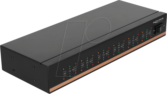 DELOCK 64070 - HUB USB 2.0 Typ-B Buchse zu 12 x Seriell RS-232 Stecker