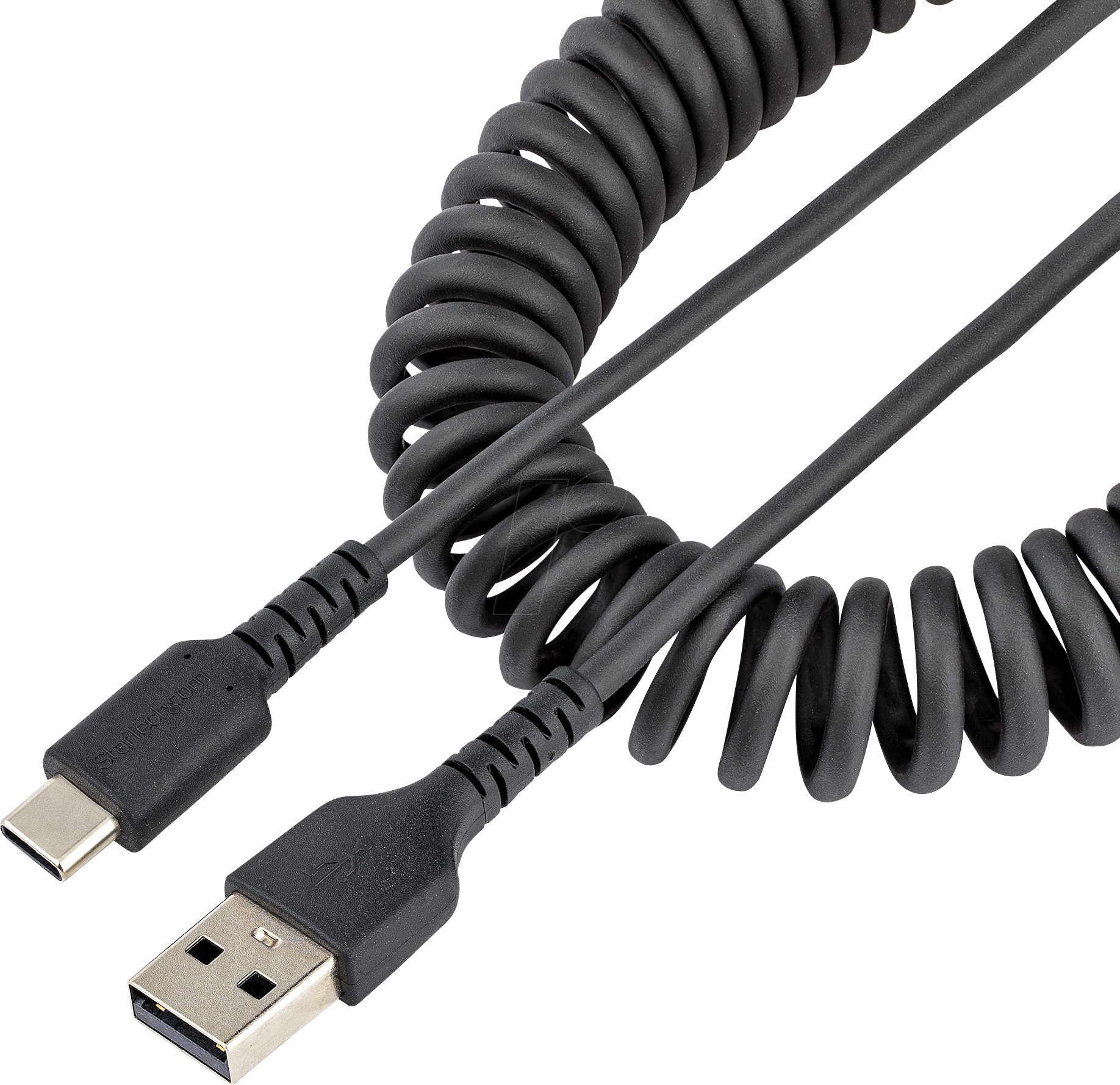 ST R2ACC-1M-USB - Sync- & Ladekabel, USB-A > C, 1 m, Spiralkabel, schwarz