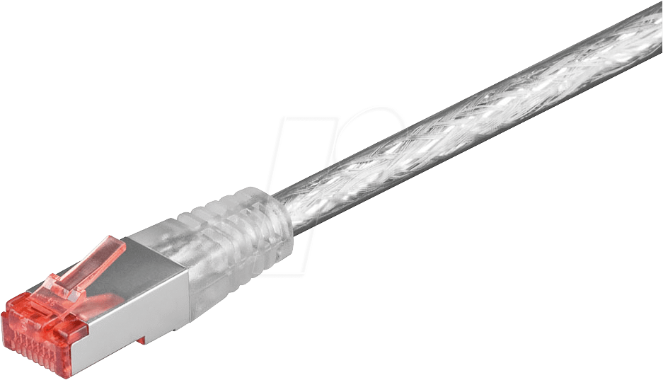 Thumbnail - PATCH-C6 025TR - 0,25 m Cat.6 PiMF-Patchkabel, transparent, RJ45