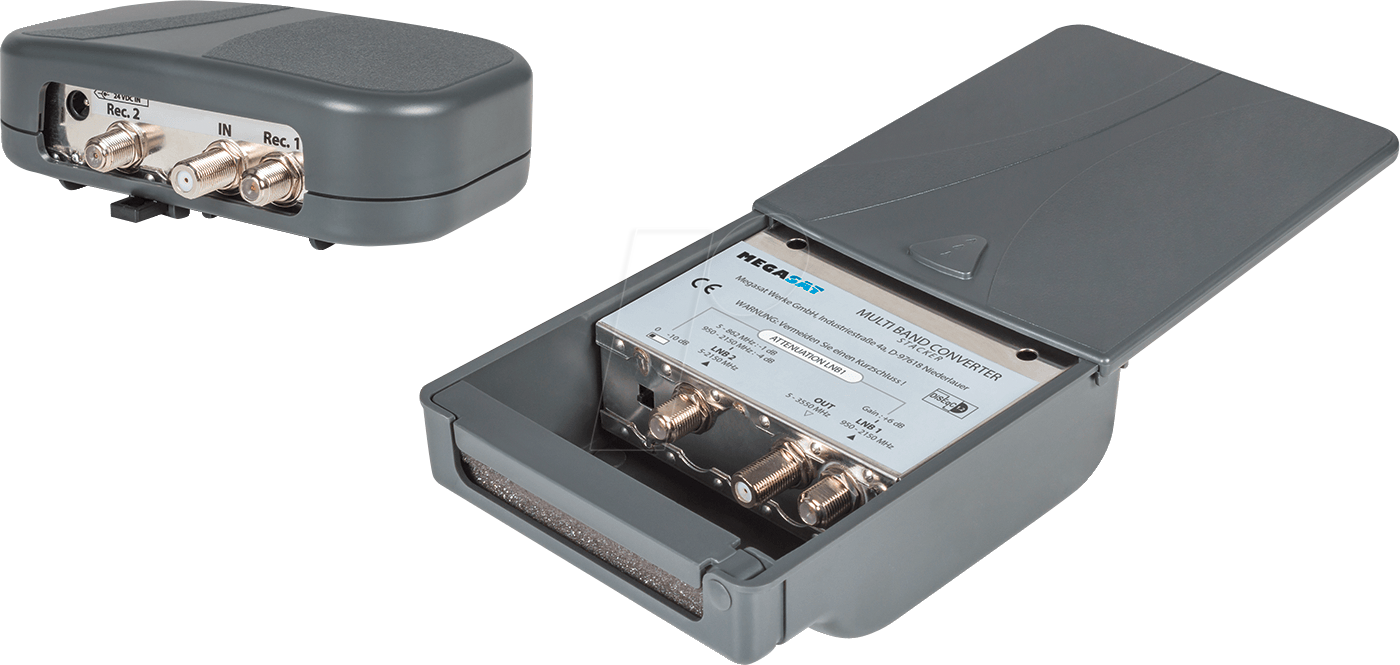 MEGASAT 0600209 - Stacker / Destacker, Koax, Unicable, 2 / 1