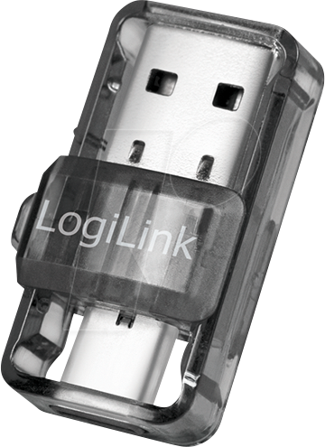 LOGILINK BT0054 - Bluetooth USB 2.0 Adapter, V5.0 + EDR, USB Type-C / Typ-A