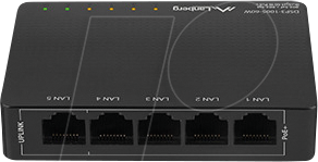 LBG DSP3100560W - Switch, 5-Port, Gigabit Ethernet, PoE