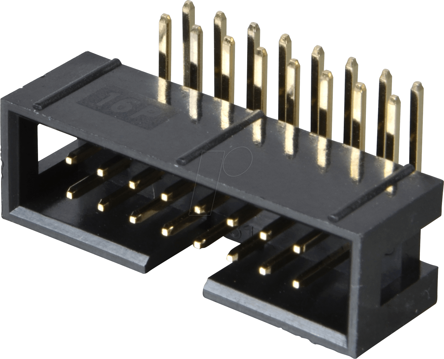 WSL 16W - Wannenstecker, 16-polig, gewinkelt