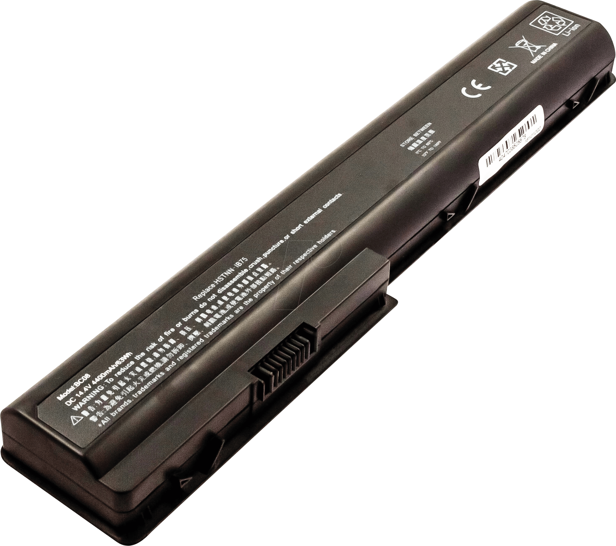 Thumbnail - AKKU 50557 - Notebook-Akku für HP, Li-Ion, 4400 mAh