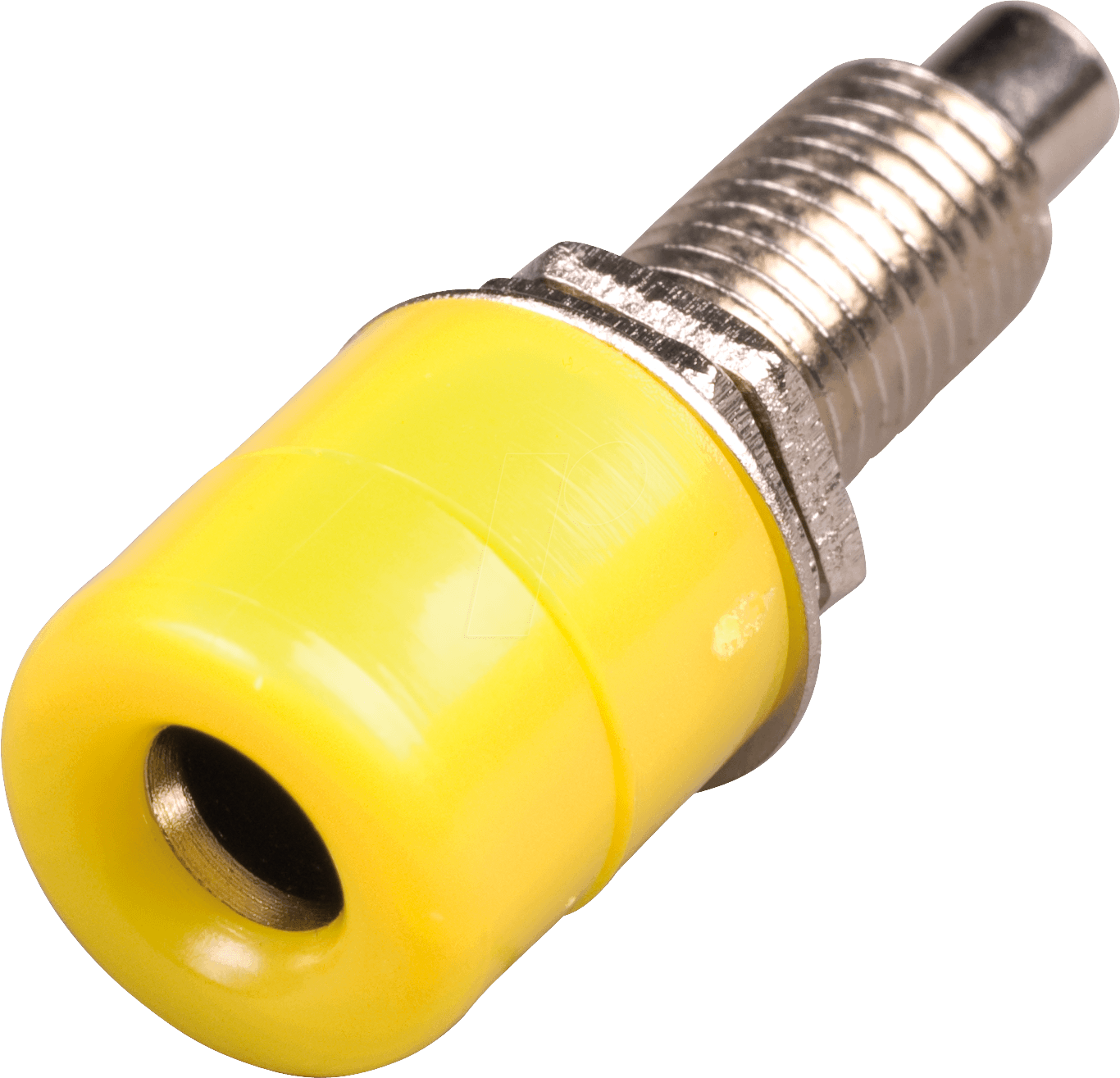 BB 4 GE - Bananenbuchse 4mm, vollisoliert, gelb