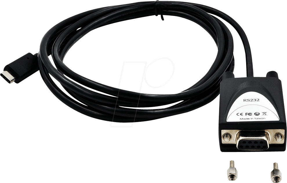 EXSYS EX-2311-2F - EXSYS Kabel USB-C zu 1S seriell RS-232 Bu. 1,8 m