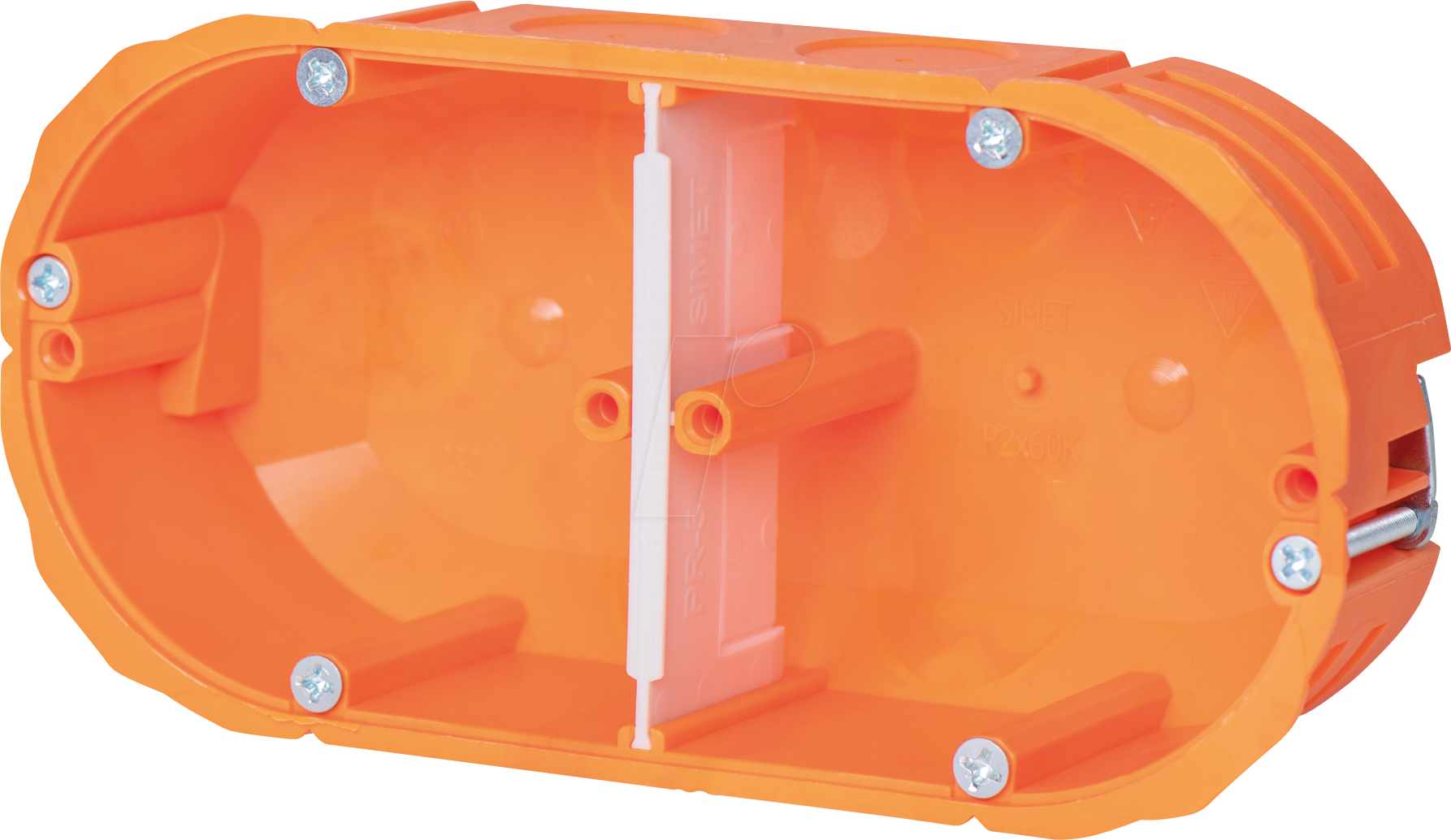 EL HW20F - HW-Gerätedose, massiv, 2-fach