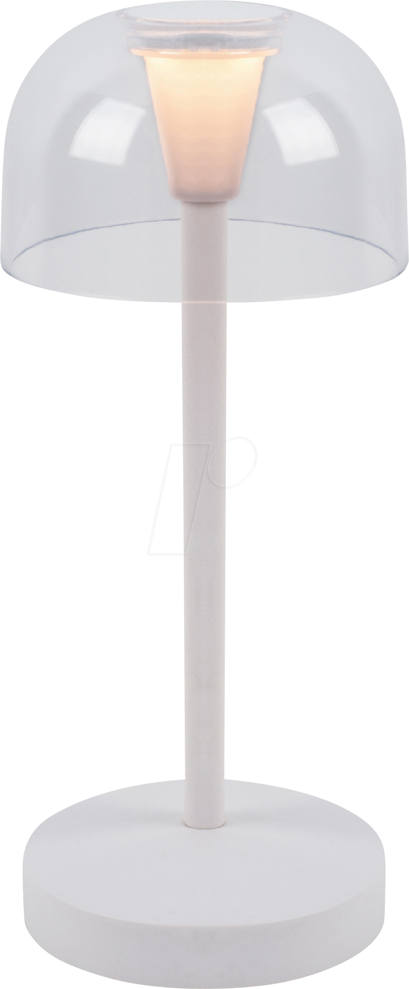 MLI 27700204 - Akku-Tischleuchte Poppy, 2500 K, dimmbar, IP54, weiß