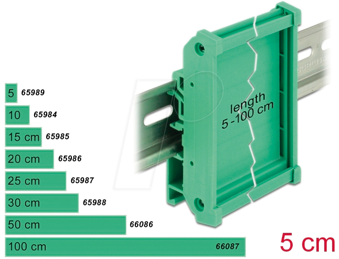 DELOCK 65989 - Platinenhalterung, 5 cm lang
