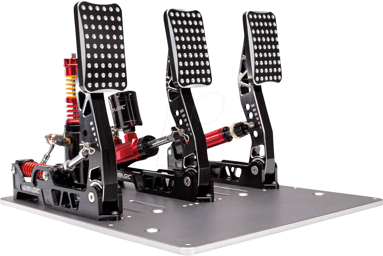 SIMA P2000 3-200 - Simagic P2000 Hydraulic 3-Pedal Set, 200 kg