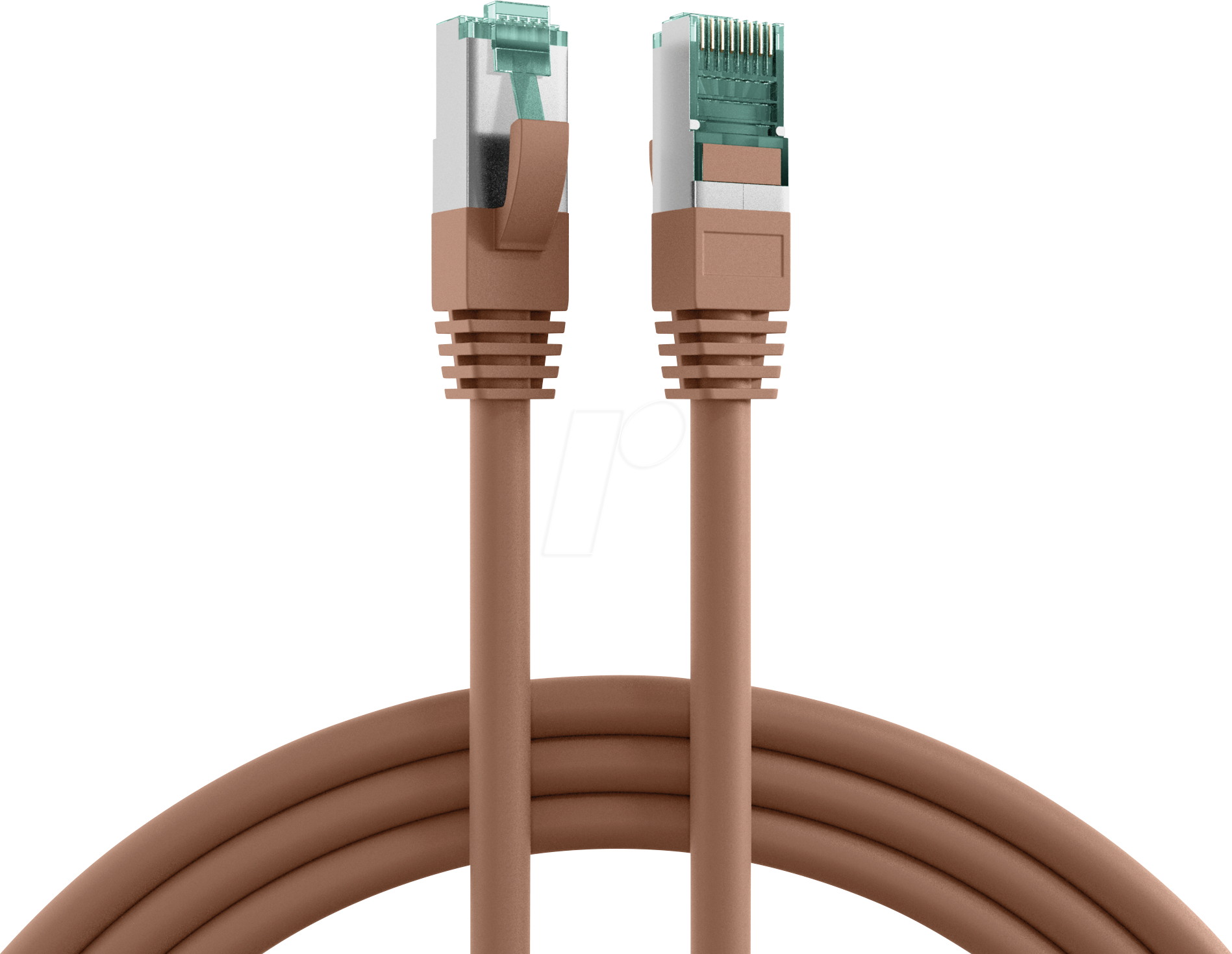 Thumbnail - EFB MK60010,15BR - RJ45 Patchkabel Cat.6a S/FTP LSZH braun 0,15 m