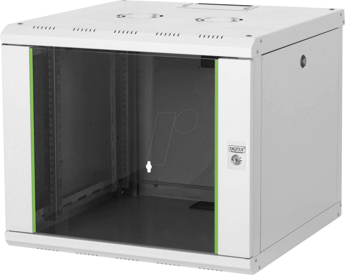 DIGITUS 19 09U66 - 19'' Wandgehäuse, 9HE, 600mm Tiefe, grau