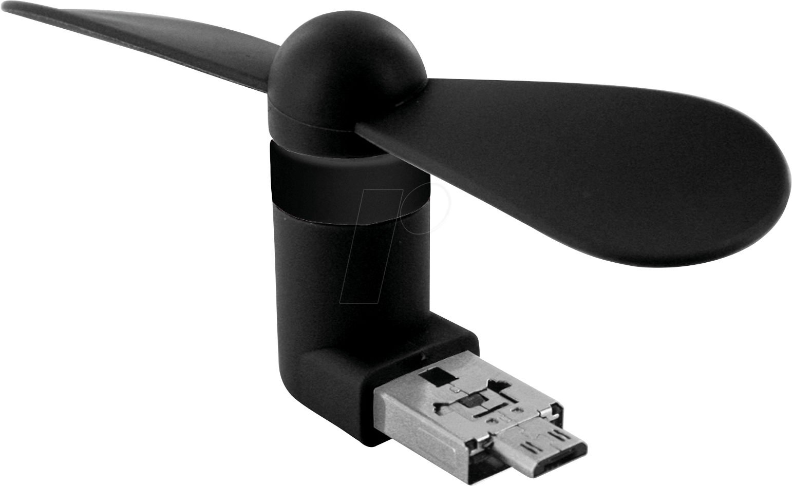 Thumbnail - XLAYER 211037 - USB 2-in-1 Mini Ventilator, schwarz