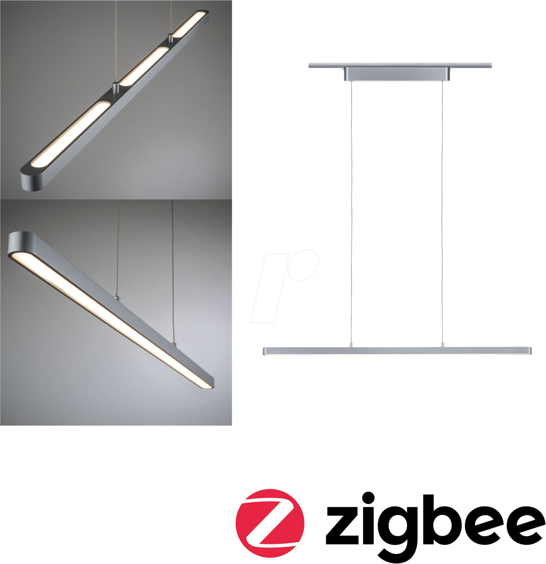 PLM 95578 - URail LED Pendel Lento, Zigbee, 3x1800 lm, 3x13,5 W, Tunable Wh