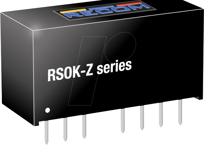 RSOK-2412SZ-ADJ - DC/DC-Wandler RSOK, 9-36 Vin, Single, 12 Vout, 167 mA, SIP8