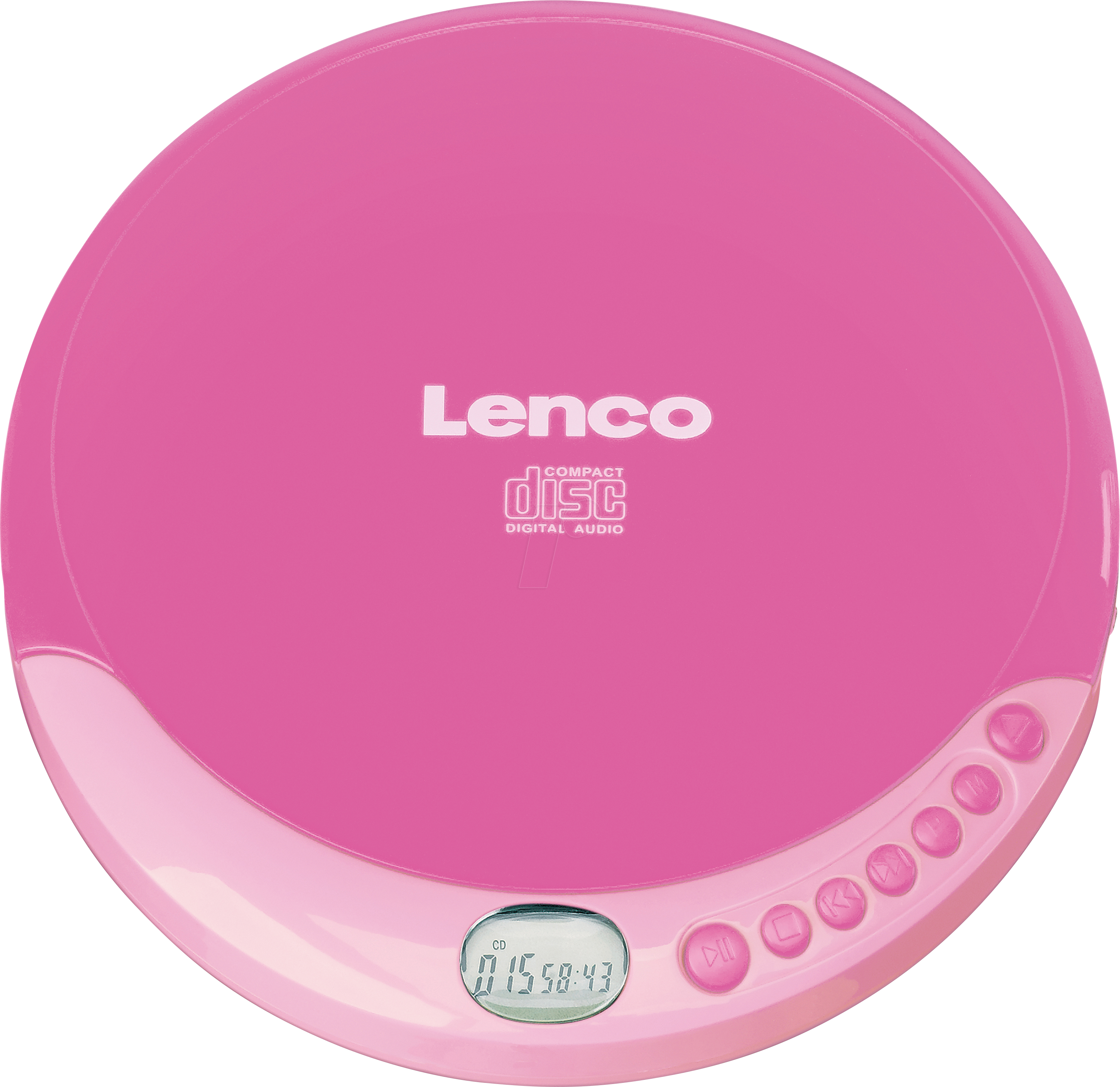LENCO CD-011PK - Tragbarer CD-Player, CD-011