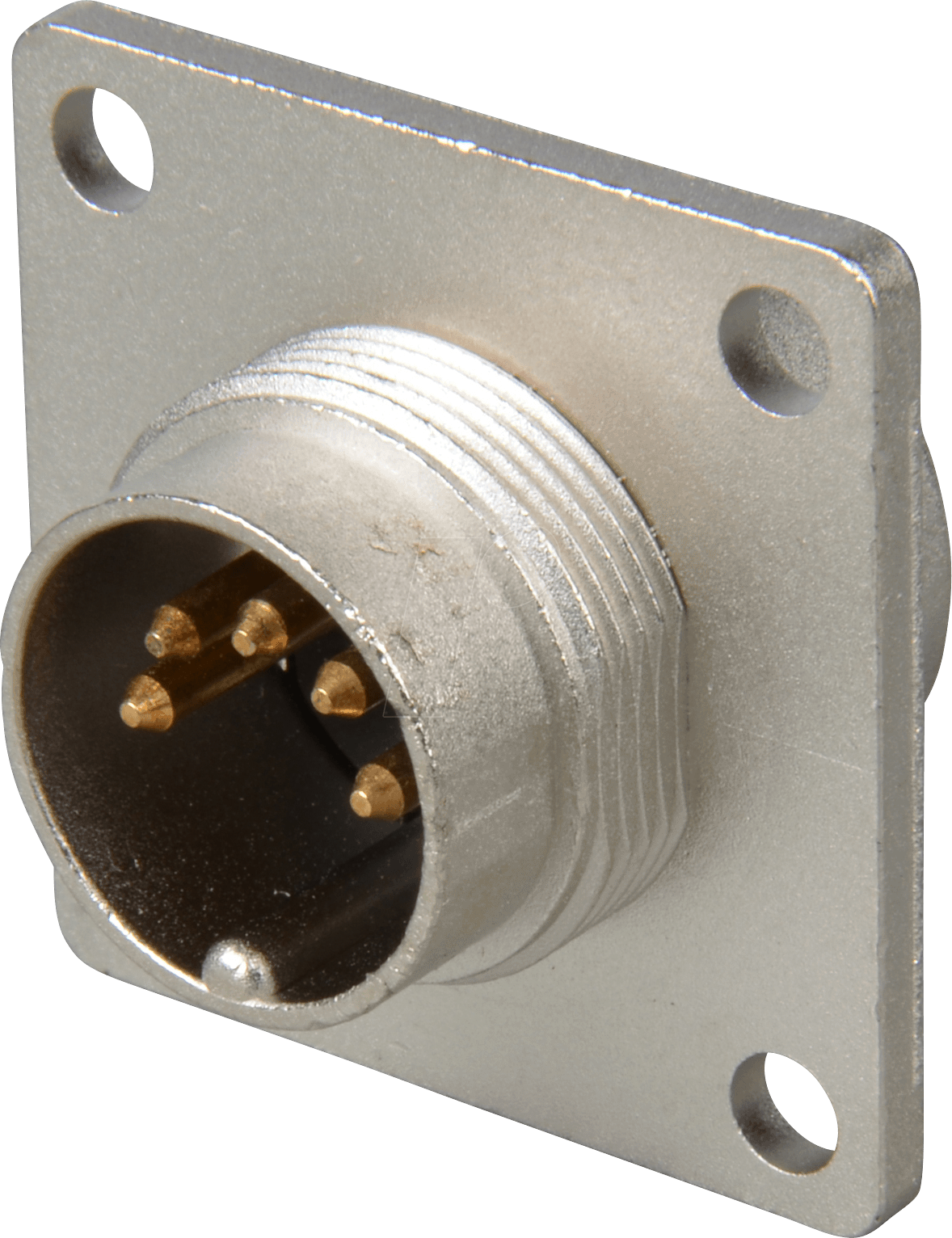 LUM 0318-05 - Einbaustecker,Frontmontage,Flansch,IP68,5-pol.
