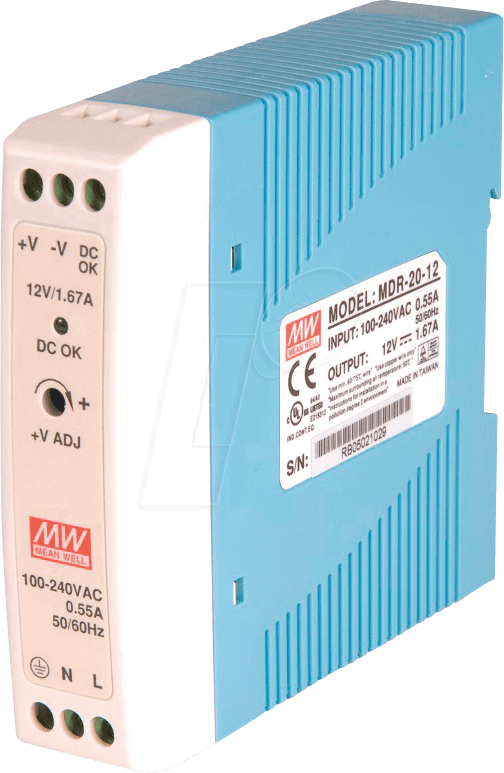 CONIU 700100302 - Netzteil für Hutschiene 12 V DC für GSM-Modem
